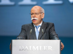 Dr Dieter Zetsche, CEO of Daimler.