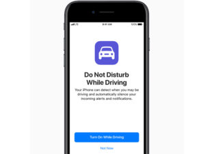 Do Not Disturb While Driving feature on iOS 11