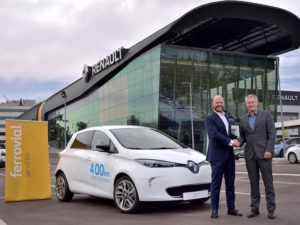 Renault and Ferrovial's new Zity EV car sharing service in Madrid.
