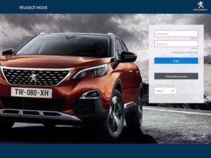 Peugeot Move dealer portal