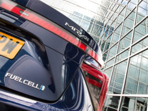 Toyota Mirai hydrogen fuel cell vehicle
