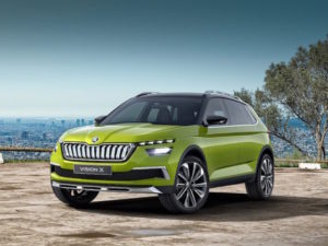 The Vision X previews a third model for Skoda's SUV line-up.