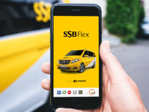 The new SSB Flex mobility service starts on 1 June in Stuttgart