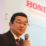 Takahiro Hachigo, president and chief executive officer of Honda